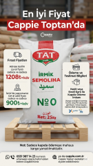 Tat İrmik Semolina 25 Kg - Toptan Fiyatına Yüksek Kaliteli İrmik