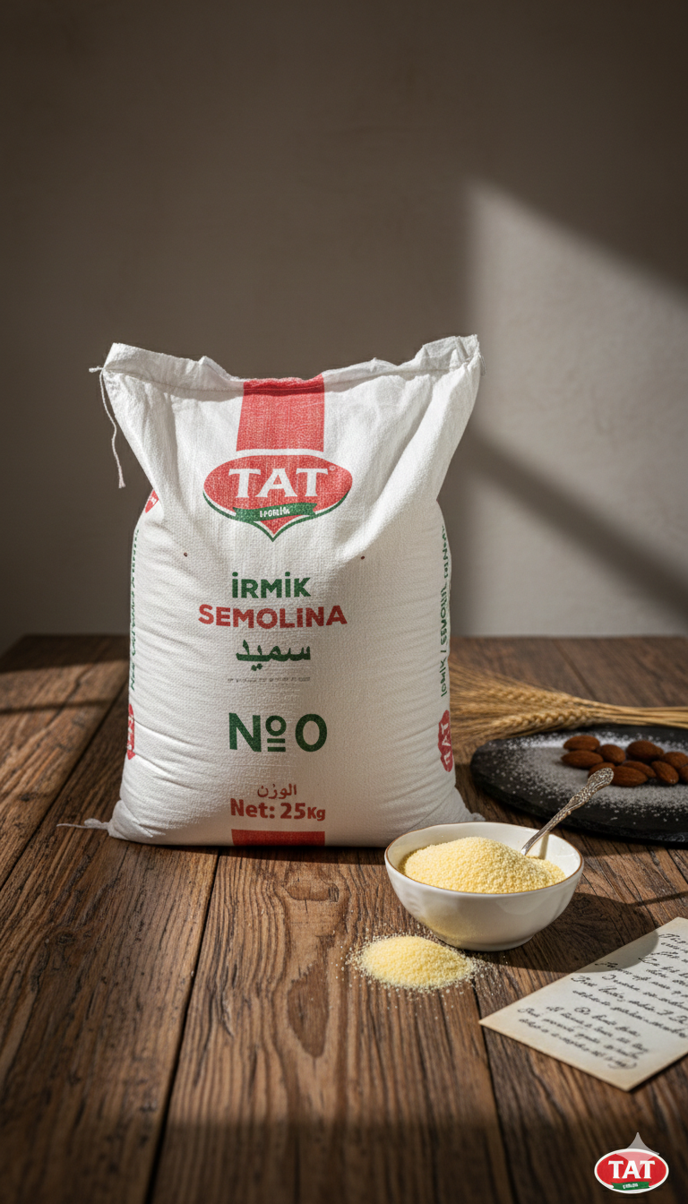 Tat İrmik Semolina 25 Kg - Toptan Fiyatına Yüksek Kaliteli İrmik