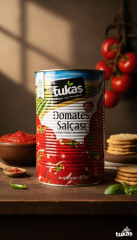 Tukaş 4.35 Kg Domates Salçası – Profesyonel Mutfaklar İçin Yoğun Kıvamlı ve Katkısız Salça