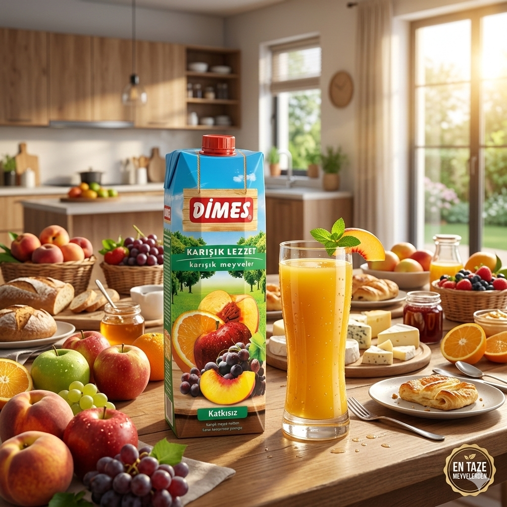 Dimes 1 Lt. Meyve Suyu | %100 Doğal Lezzet