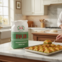 Ova Çift Geyik Baklavalık Un 25 Kg - Profesyonel Baklava Unu