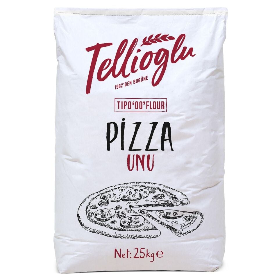 Tellioğlu Tipo 00 İtalyan Tipi Pizza Unu 25 Kg