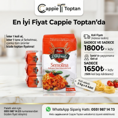 Pasta D'alfredo Semolina Unu 2 Kg | İtalyan Tipi (İnce İrmik)