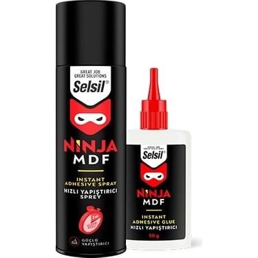 Selsil Ninja MDF Hızlı Yapıştırıcı (100+400ml)