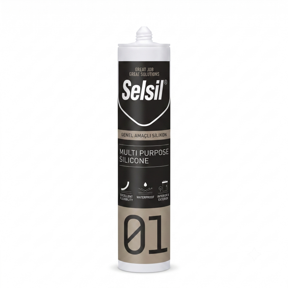 Selsil Genel Amaçlı Silikon 280 gr.