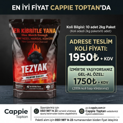 Tek Kibritle Yanan Mangal Kömürü: Tezyak Profesyonel Mangal Kömürü