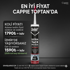 Selsil Hybrid Ultra Tack Beyaz Yapıştırıcı Mastik 290 ML ( 350 KG'ya kadar tutunma gücü)
