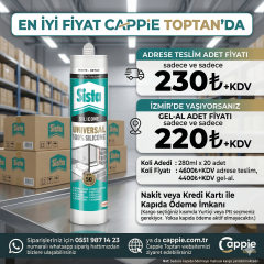 Sista Beyaz Silikon 280 ml (Yüksek Tutunma, Sararmaz)