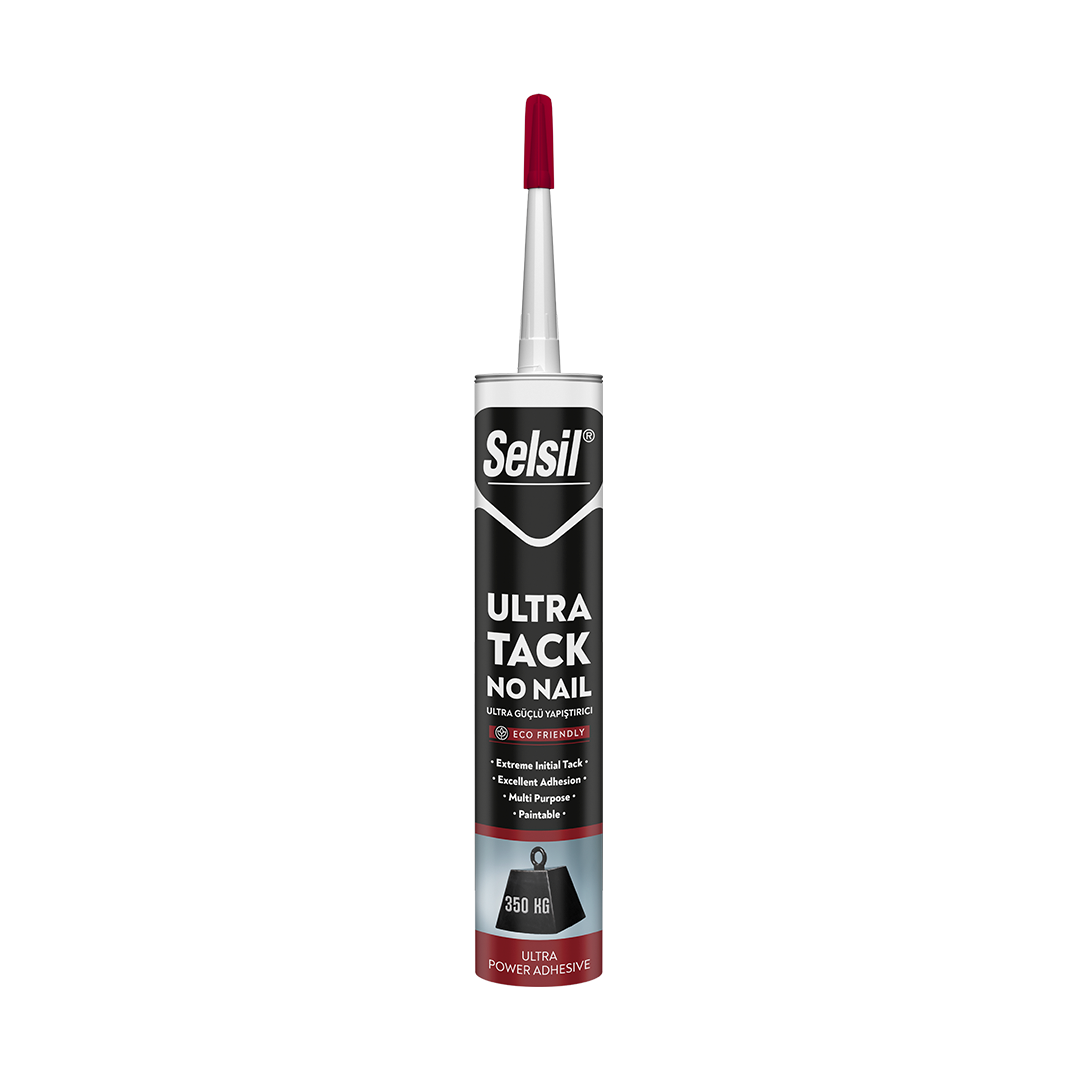 Selsil Ultra Tack Güçlü Montaj Yapıştırıcı 290 ml Beyaz