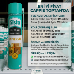 Sista PU Köpük 750ml Toptan Satış | Kurumsal ve Koli Alım