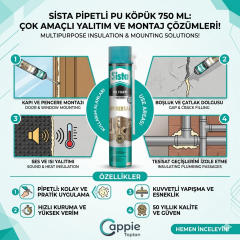 Sista PU Köpük 750ml Toptan Satış | Kurumsal ve Koli Alım