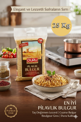 Duru Pilavlık Bulgur 25 Kg (Çuval) - Geleneksel Taş Değirmen Lezzeti