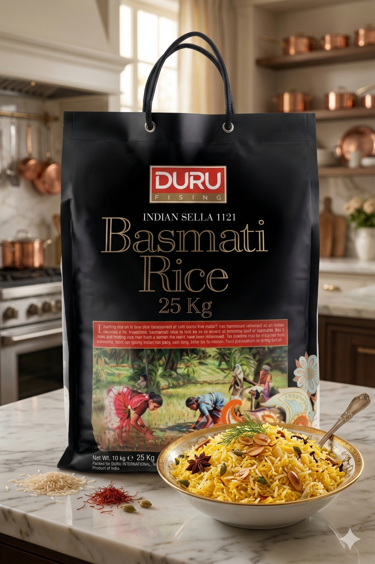 Duru Basmati Pirinç 25 Kg | Az Kalori Sevenlere