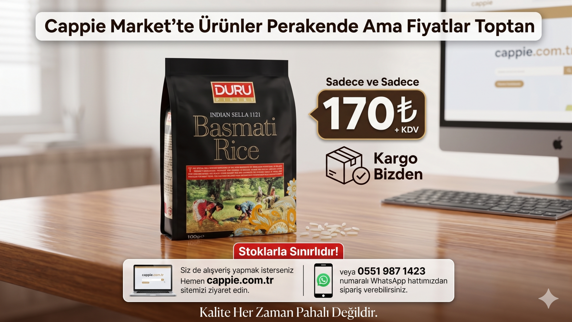 Duru Basmati Pirinç Siyah Paket 1 Kg