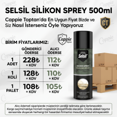 Selsil Silikon Sprey 500 ml - Toptan Yağlayıcı ve Koruyucu Kalıp Ayırıcı Sprey (B2B)