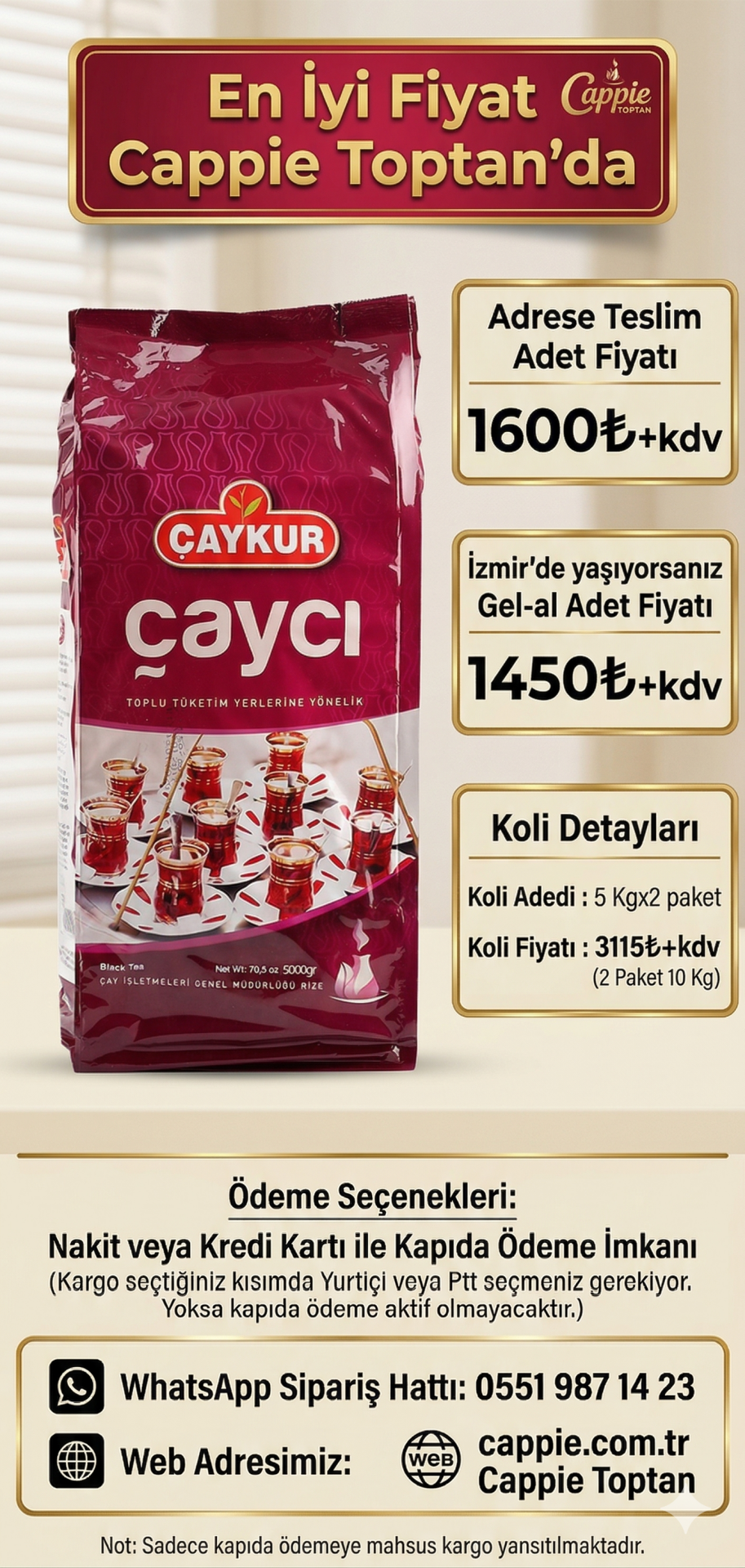 Çaykur Çaycı 5 Kg Toptan Alım Avantajı - Dökme Çay