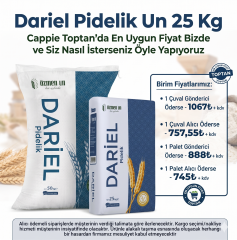 Özmen Dariel Pidelik Un 25 KG Toptan Satış