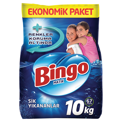 Bingo Matik Çamaşır Deterjanı 10 Kg