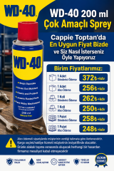 WD-40 200 ml Çok Amaçlı Sprey