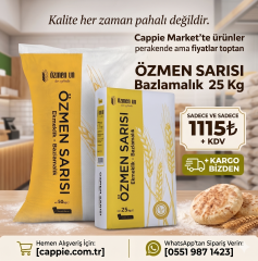 Özmen Sarısı Ekmeklik Bazlamalık Un 25 Kg