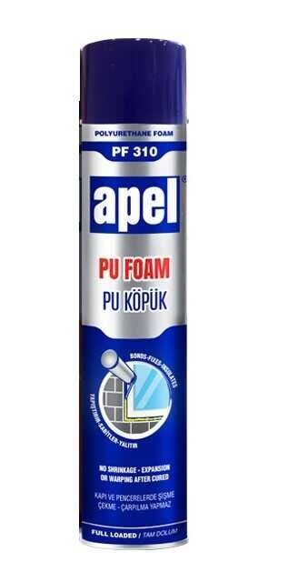 Apel PF-310 750 Ml Kapaklı PU Kapı ve Pencere Köpüğü