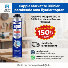 Apel PF-310 750 Ml Kapaklı PU Kapı ve Pencere Köpüğü