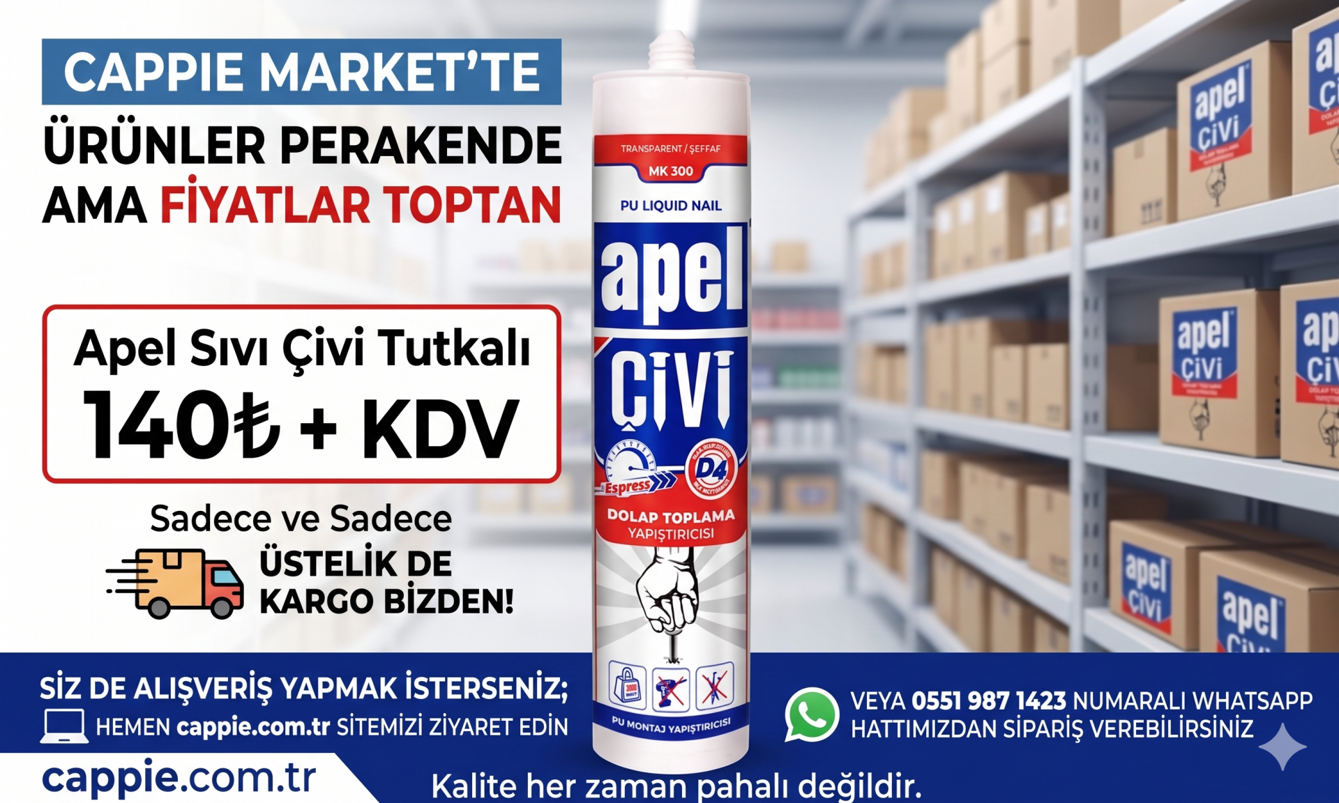 Apel Sıvı Çivi Tutkalı