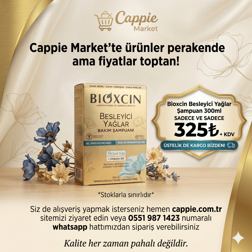 Bioxcin Besleyici Yağlar Şampuan 300ml