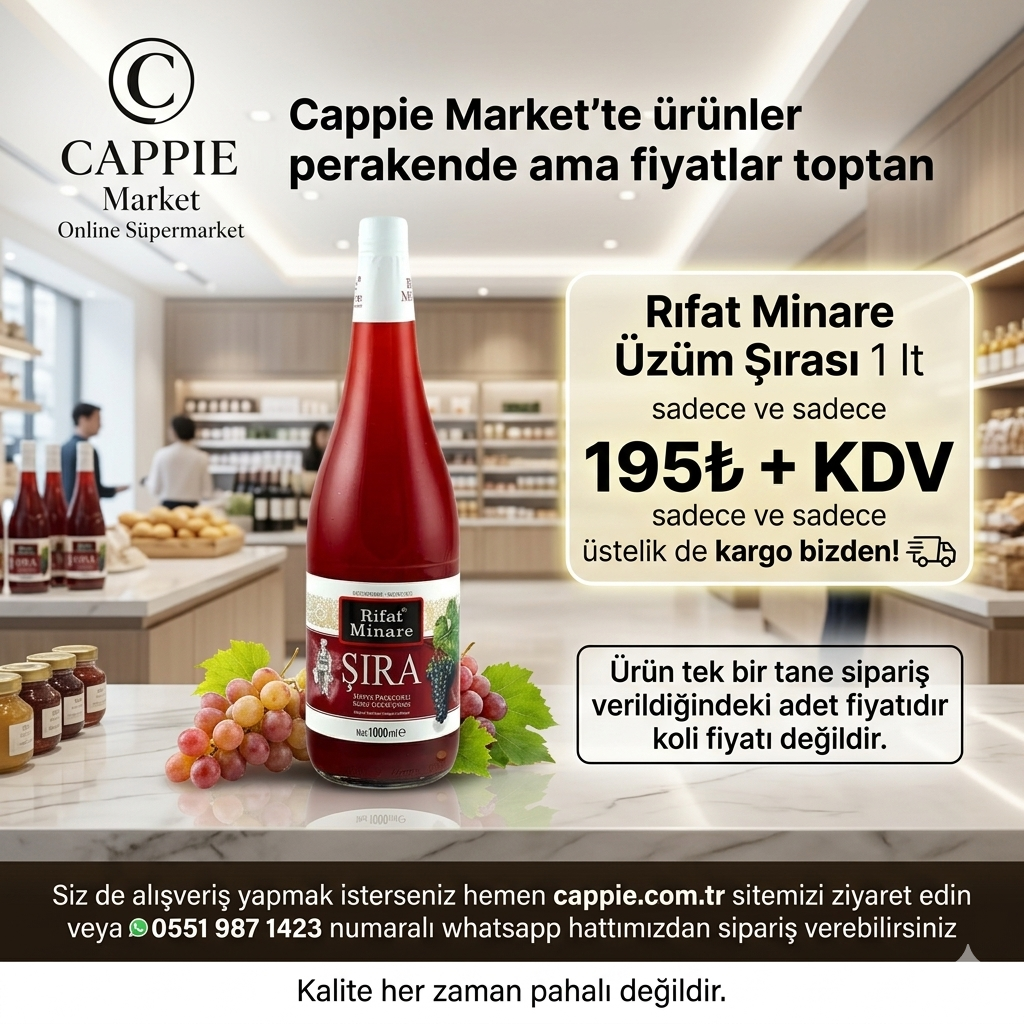 Rıfat Minare Üzüm Şırası 1 lt.