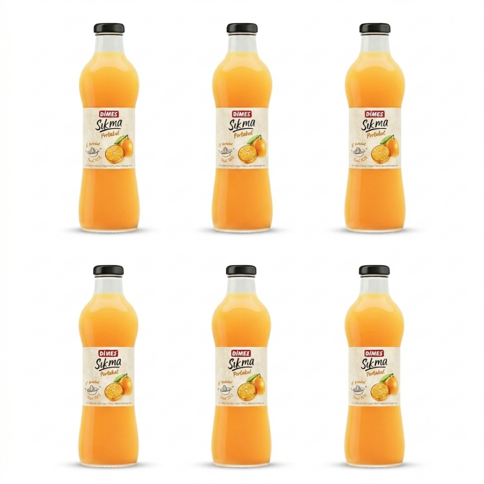 Dimes Sıkma Meyve Suyu 700 ml 6'lı Koli