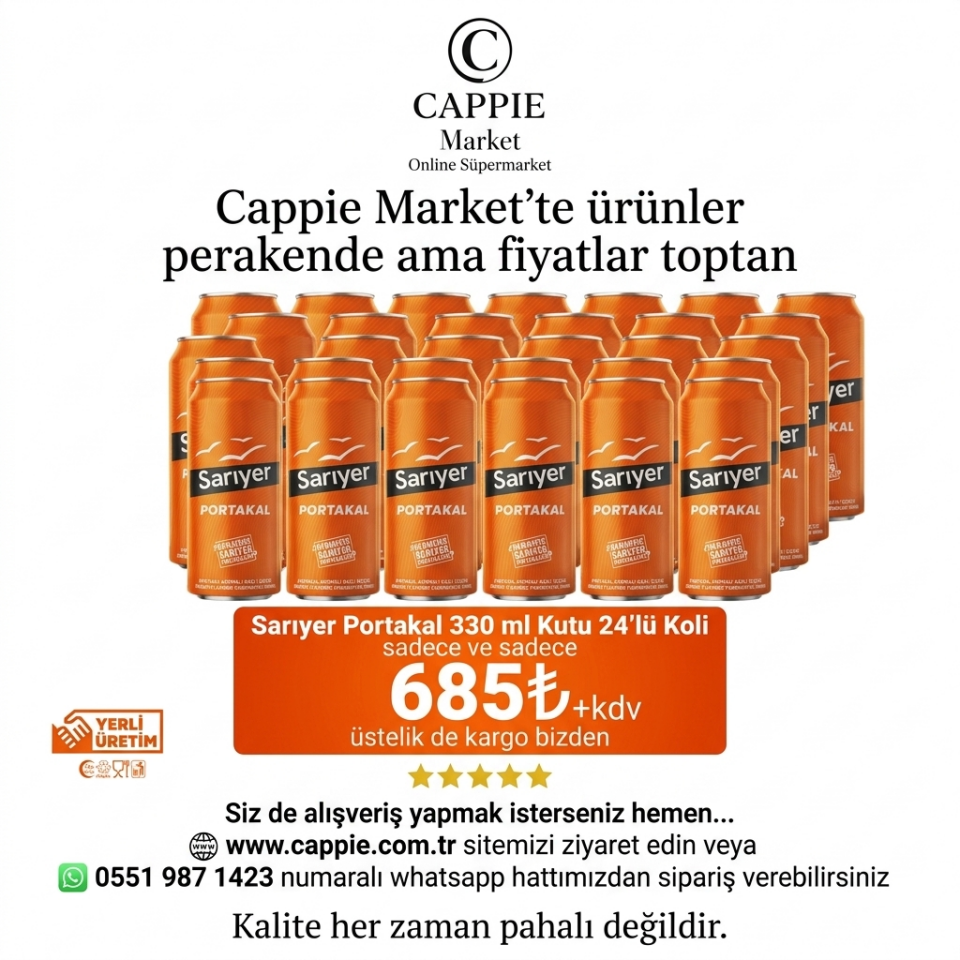 Sarıyer Portakal 24'lü Koli
