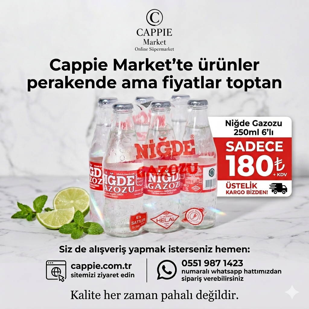 Niğde Gazozu 250ml 6'lı