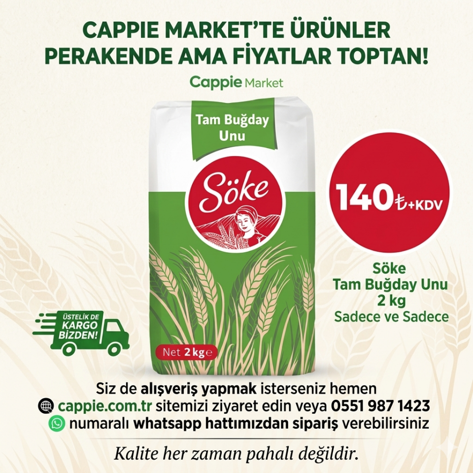 Söke Tam Buğday Unu 2 kg