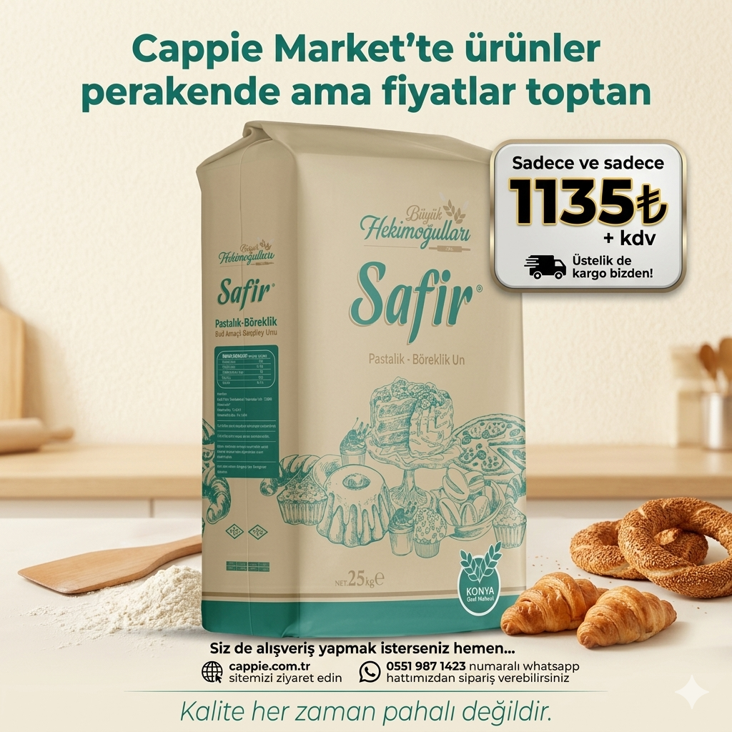 Büyükhekimoğulları Safir Pasta Böreklik Un 25 kg