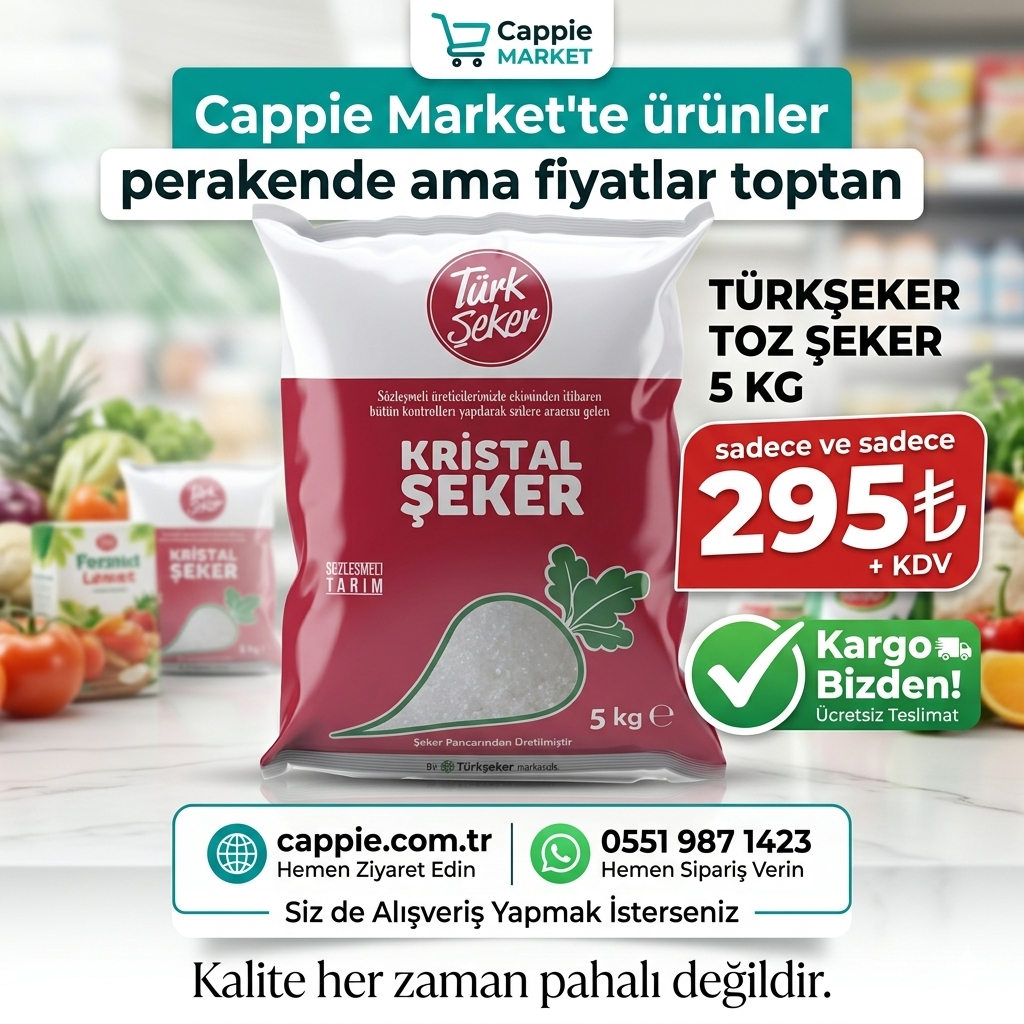 Türkşeker Toz Şeker 5 kg
