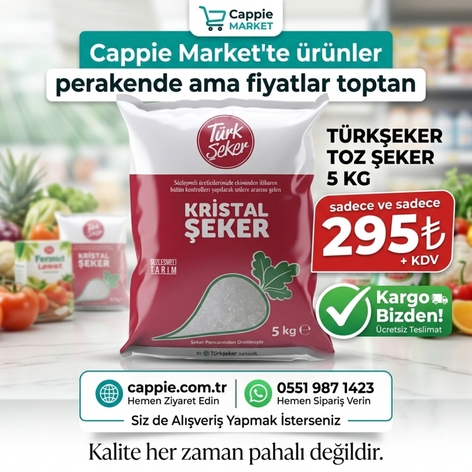 Türkşeker Toz Şeker 5 kg