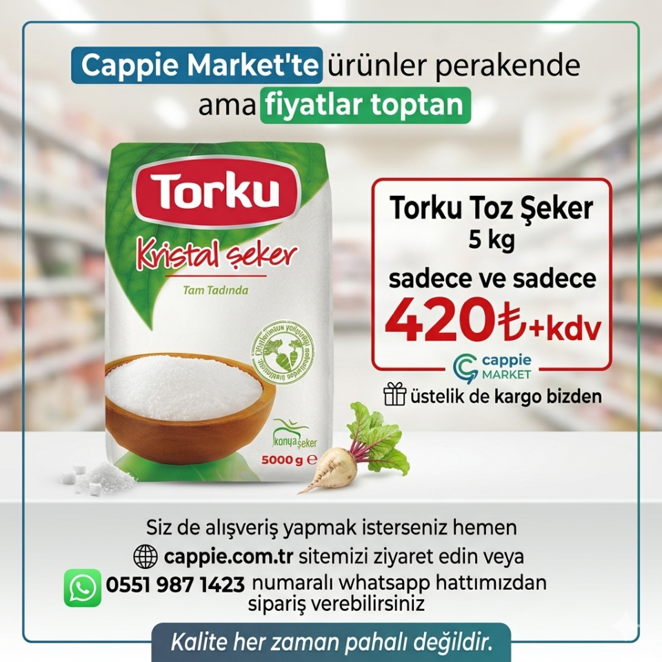 Torku Toz Şeker 5 kg