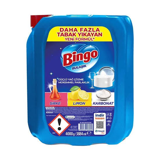 Bingo Bulaşık Deterjanı 4L