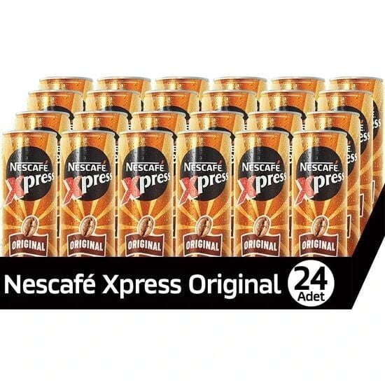 Nescafe Xpress Sütlü Soğuk Kahve Original 24'lü Koli