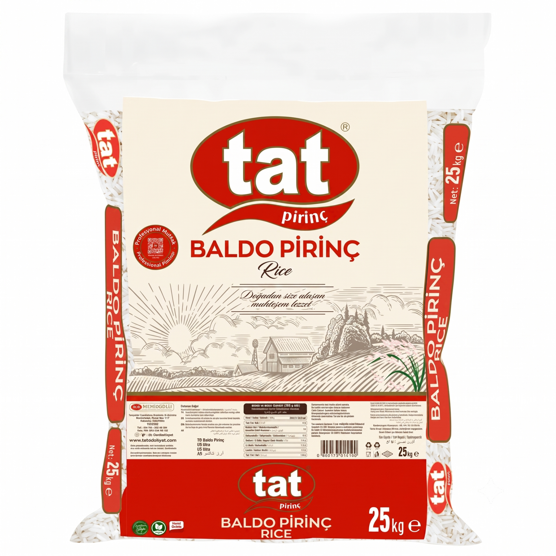 Tat Baldo Pirinç 25 Kg