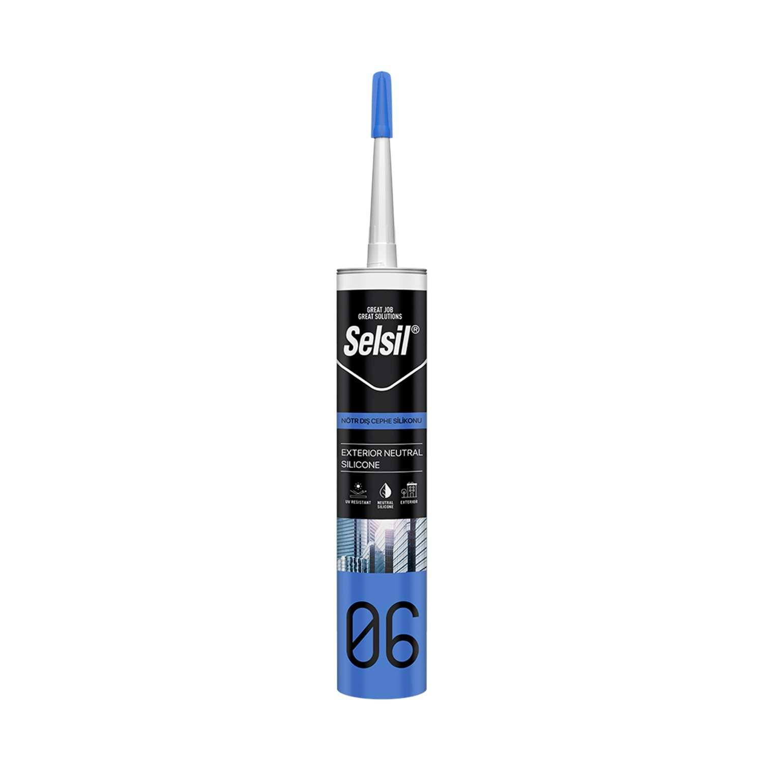 Selsil Dış Cephe Silikonu Şeffaf 300ml