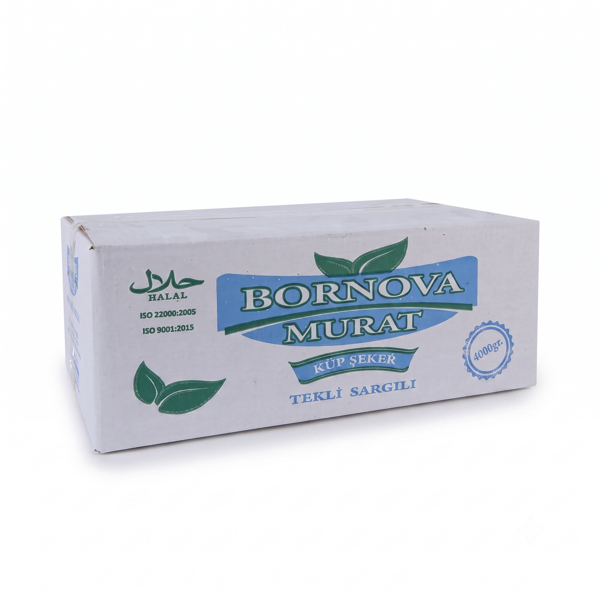 Bornova Murat Tek Sargılı Küp Şeker 4 Kg