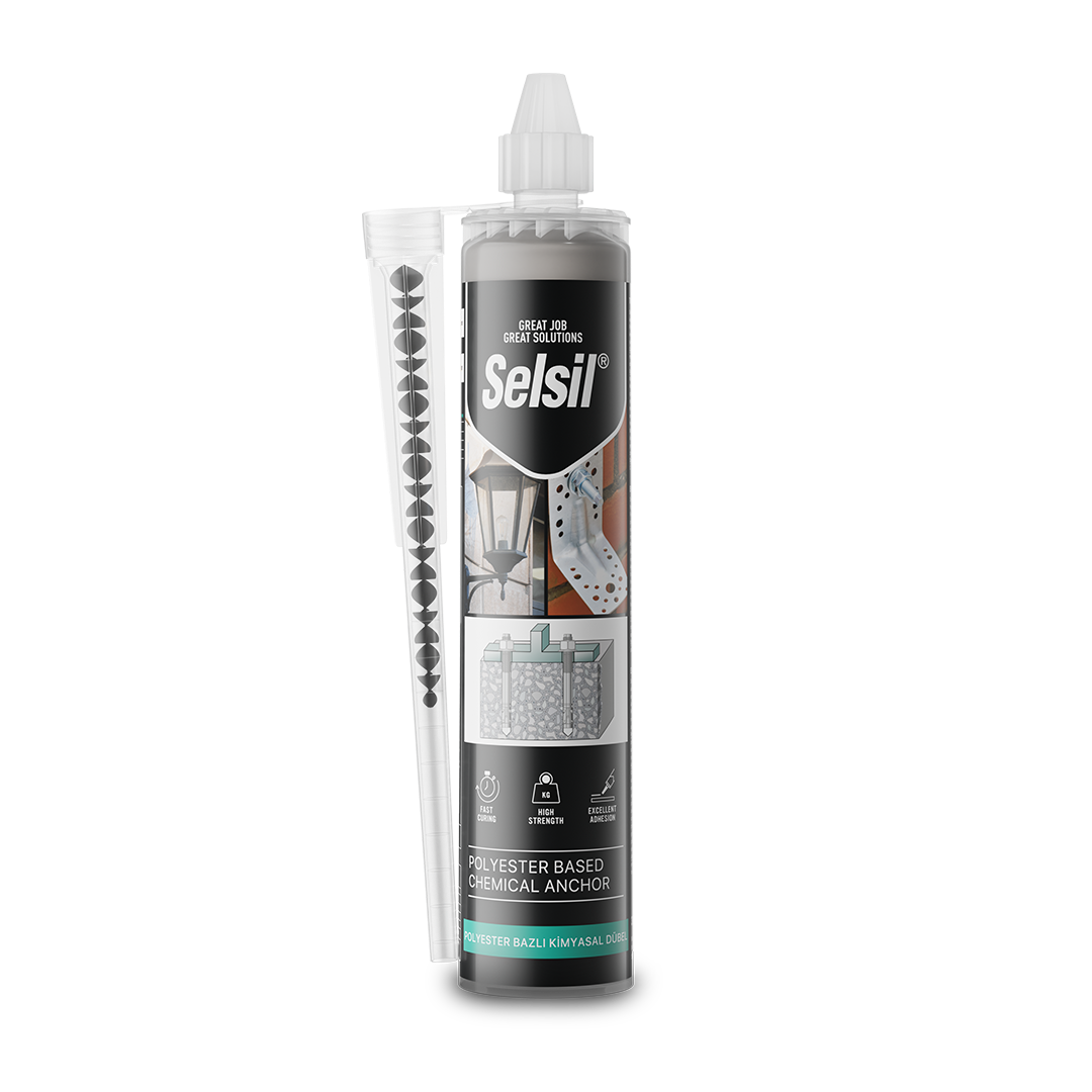 SELSİL  POLYESTER BAZLI KİMYASAL DÜBEL 300 ML