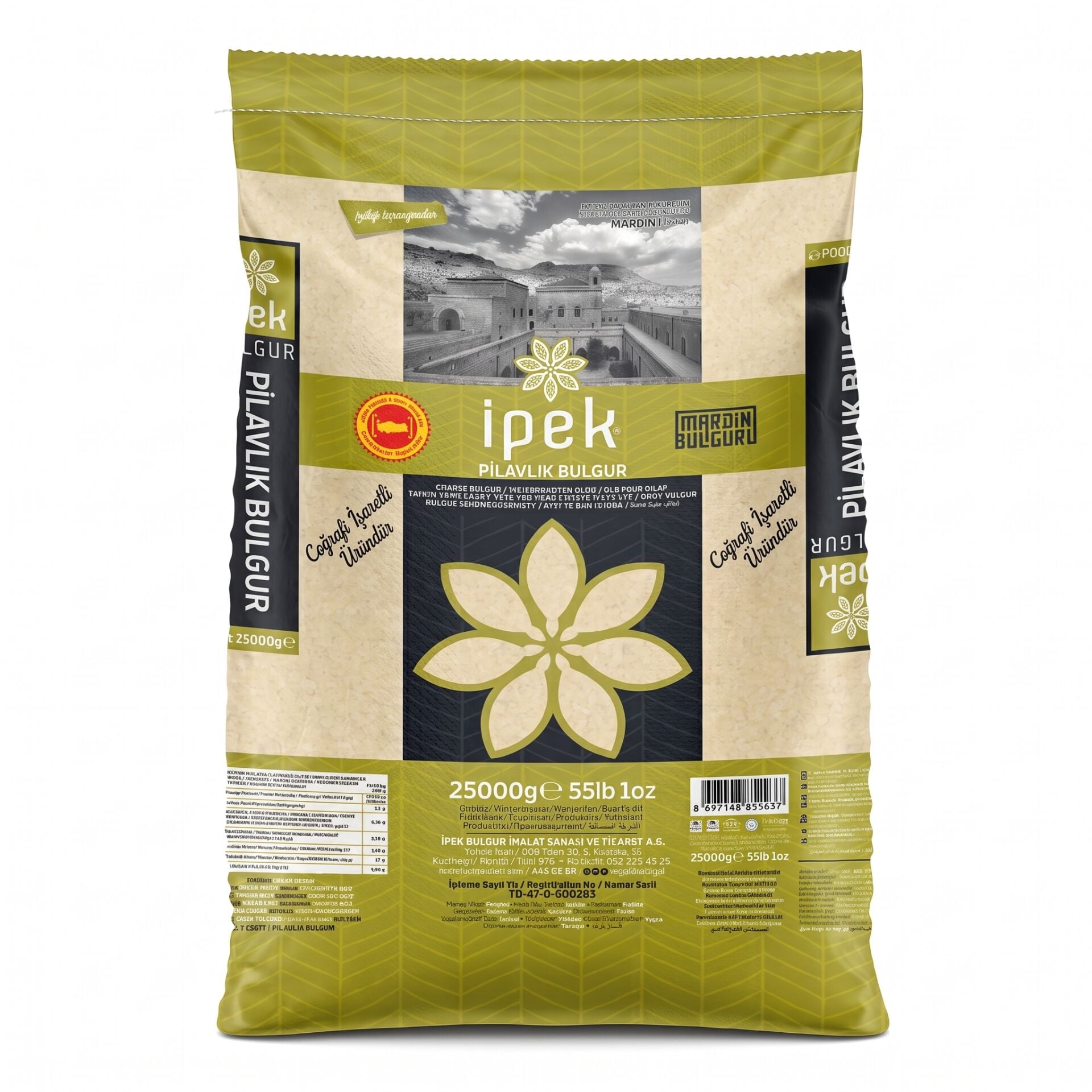 İpek Pilavlık Bulgur 25 Kg