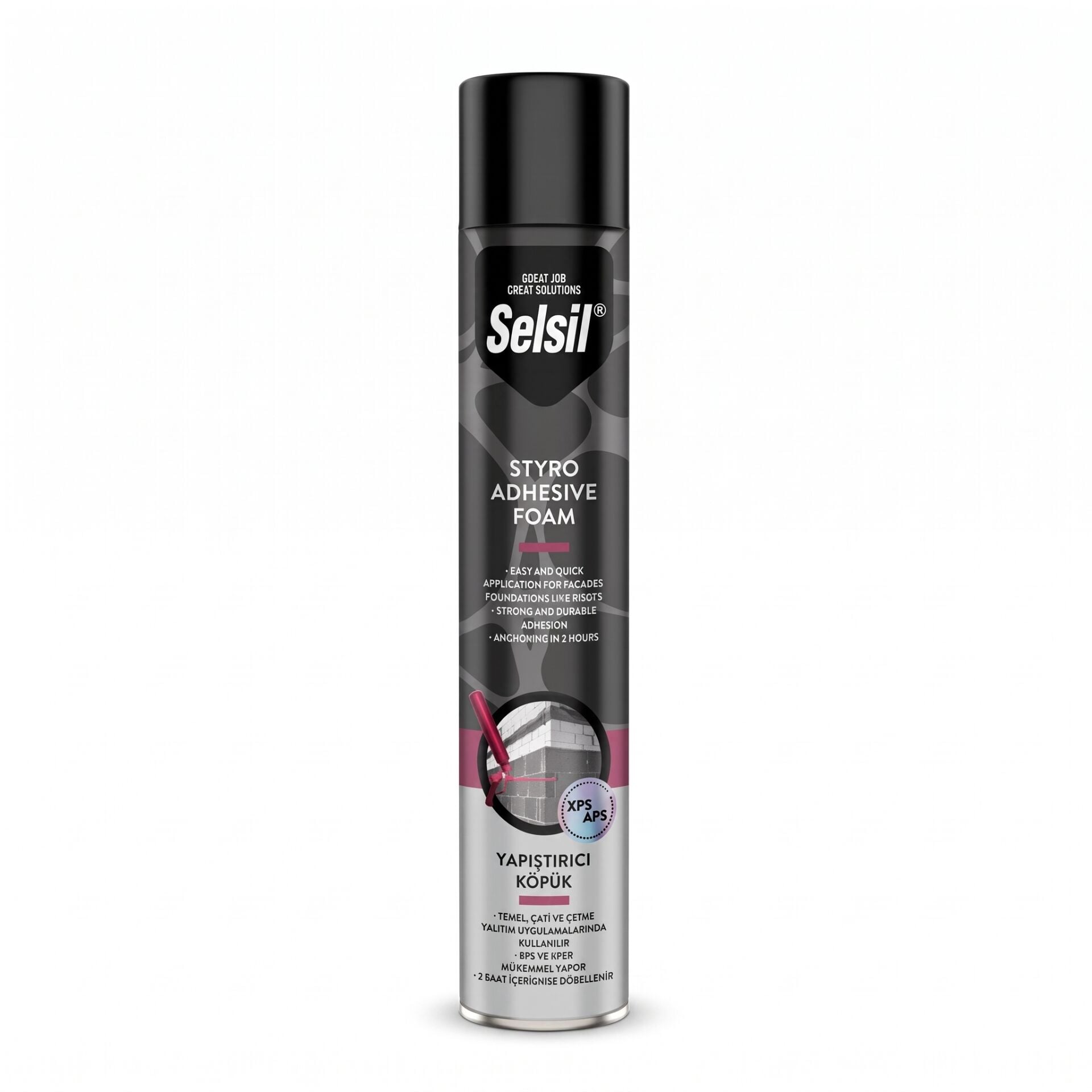 Selsil Mantolama Köpük (Hortumlu) 750 ML (850 GR) Koli 12'li