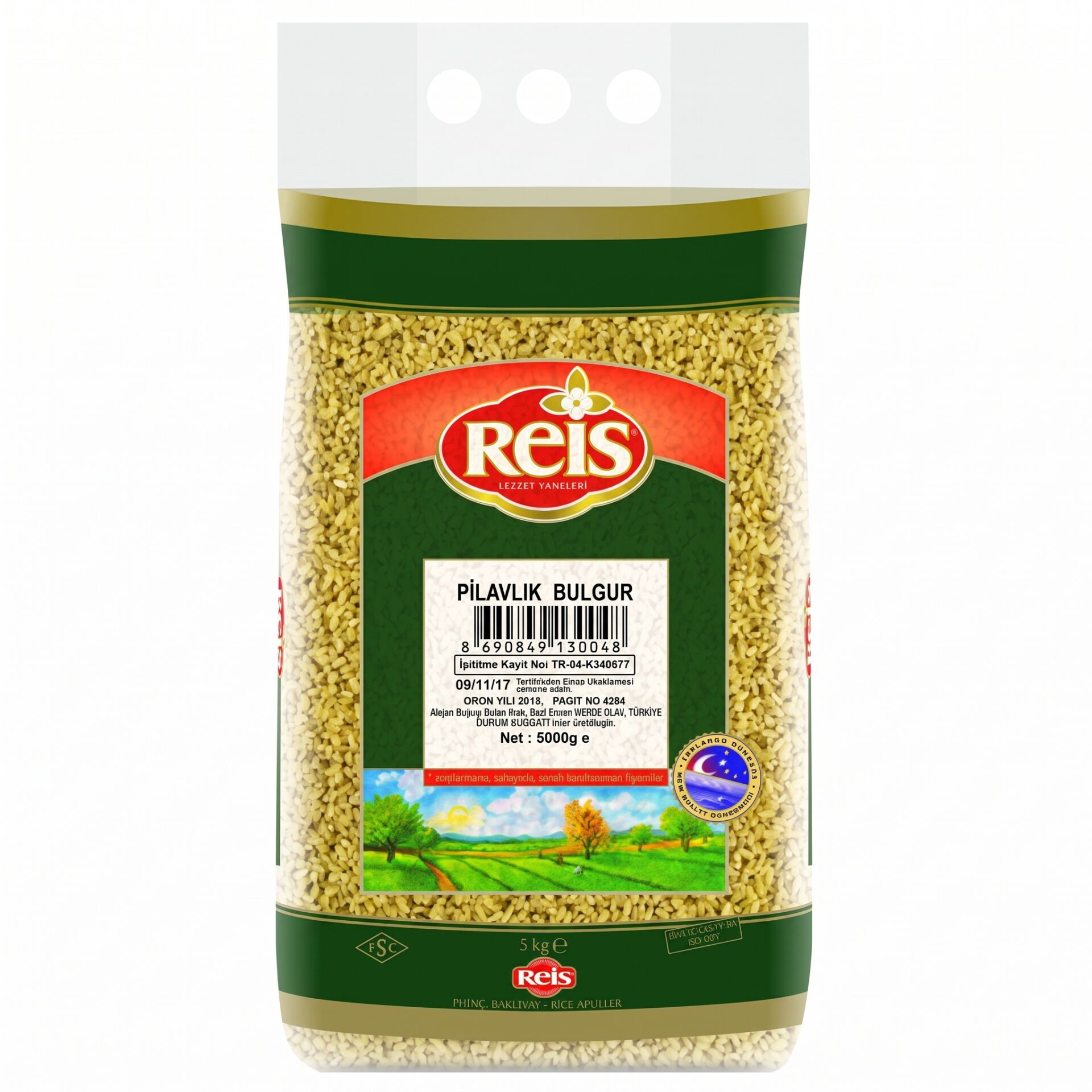 Reis Pilavlık Bulgur 5 Kg