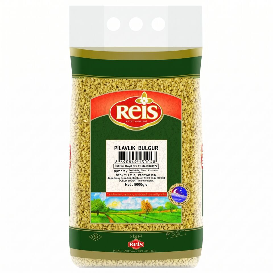 Reis Pilavlık Bulgur 5 Kg