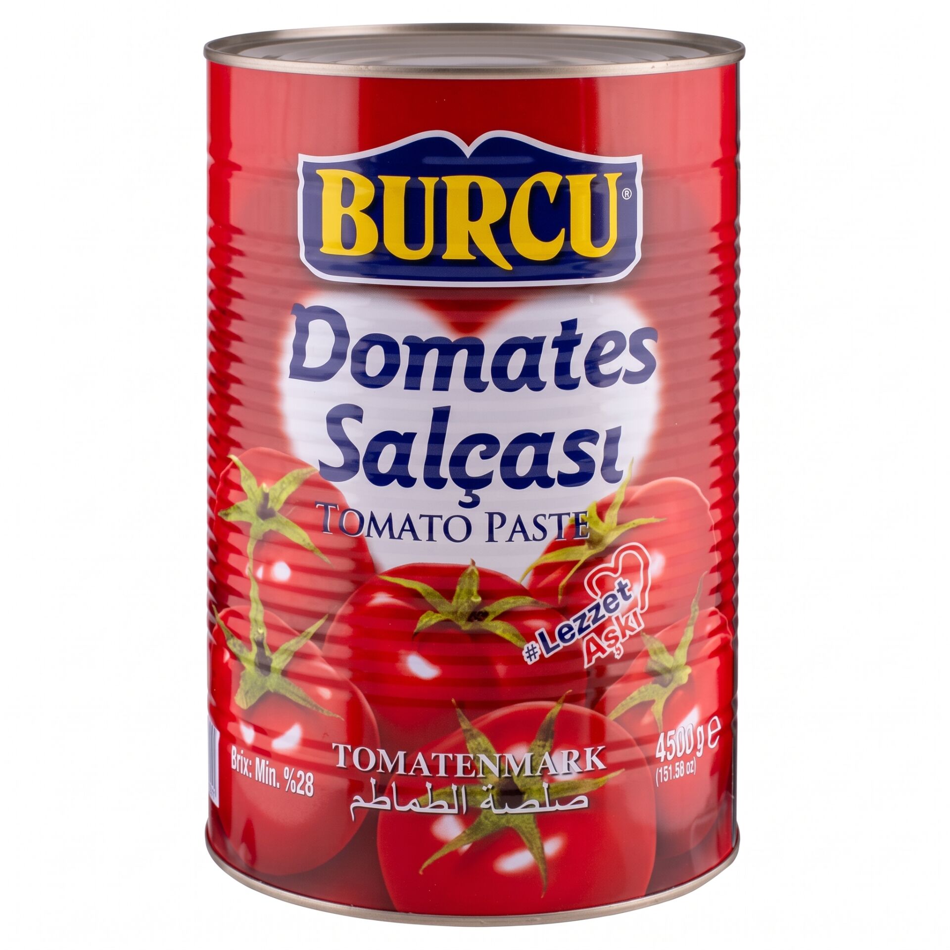 BURCU Domates Salçası 4,3Kg 28-30Brıx