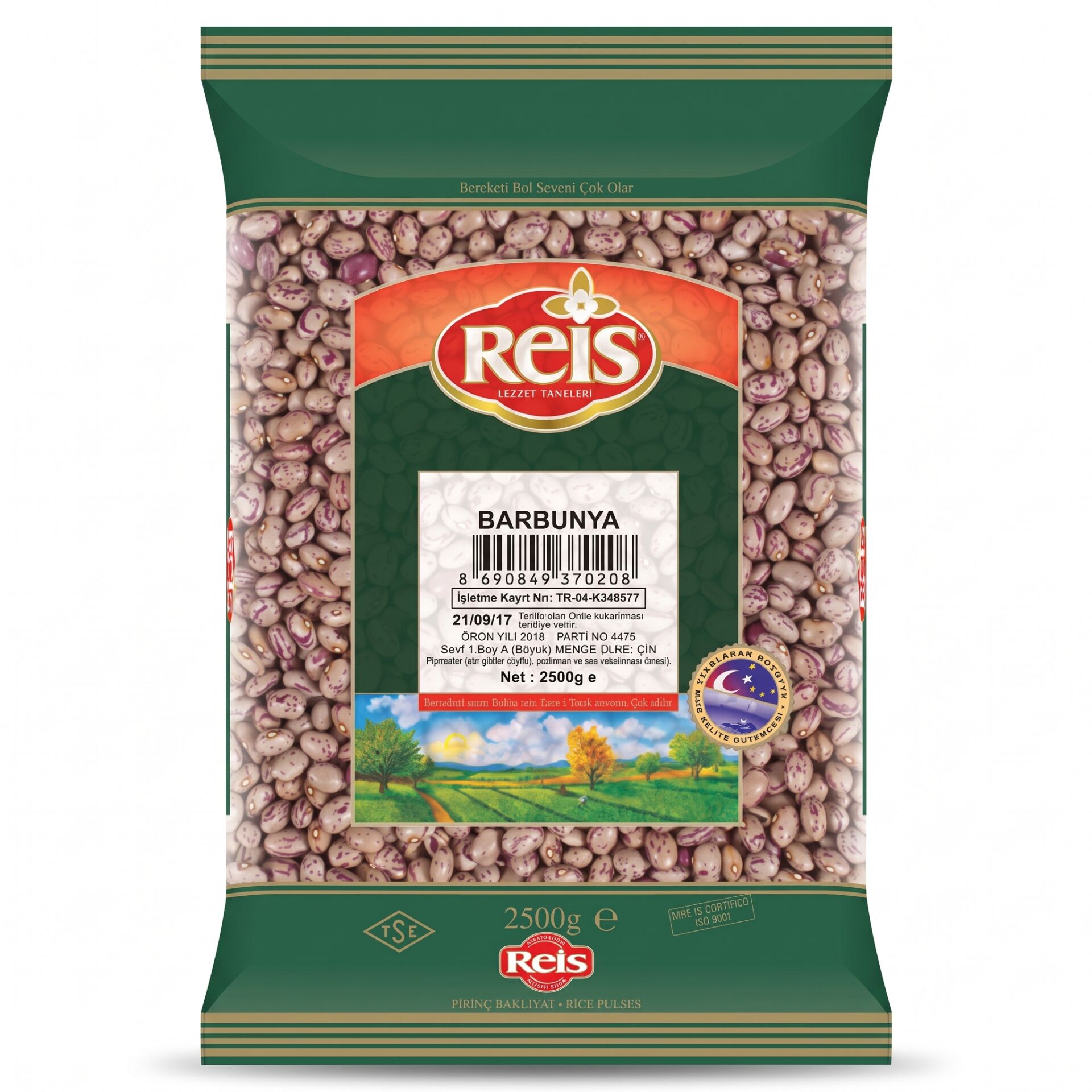 REİS Barbunya 2,5 Kg