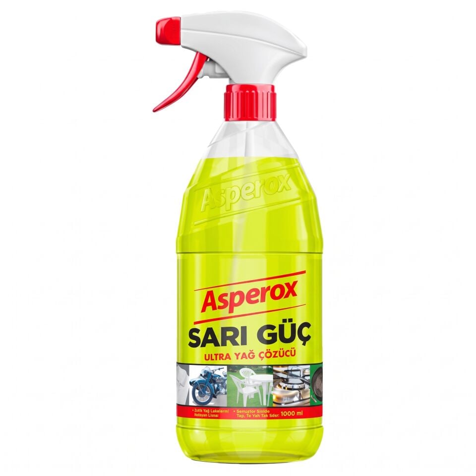 Asperox Sarı Güç Leke Çıkarıcı 1 Litre 12'li Koli